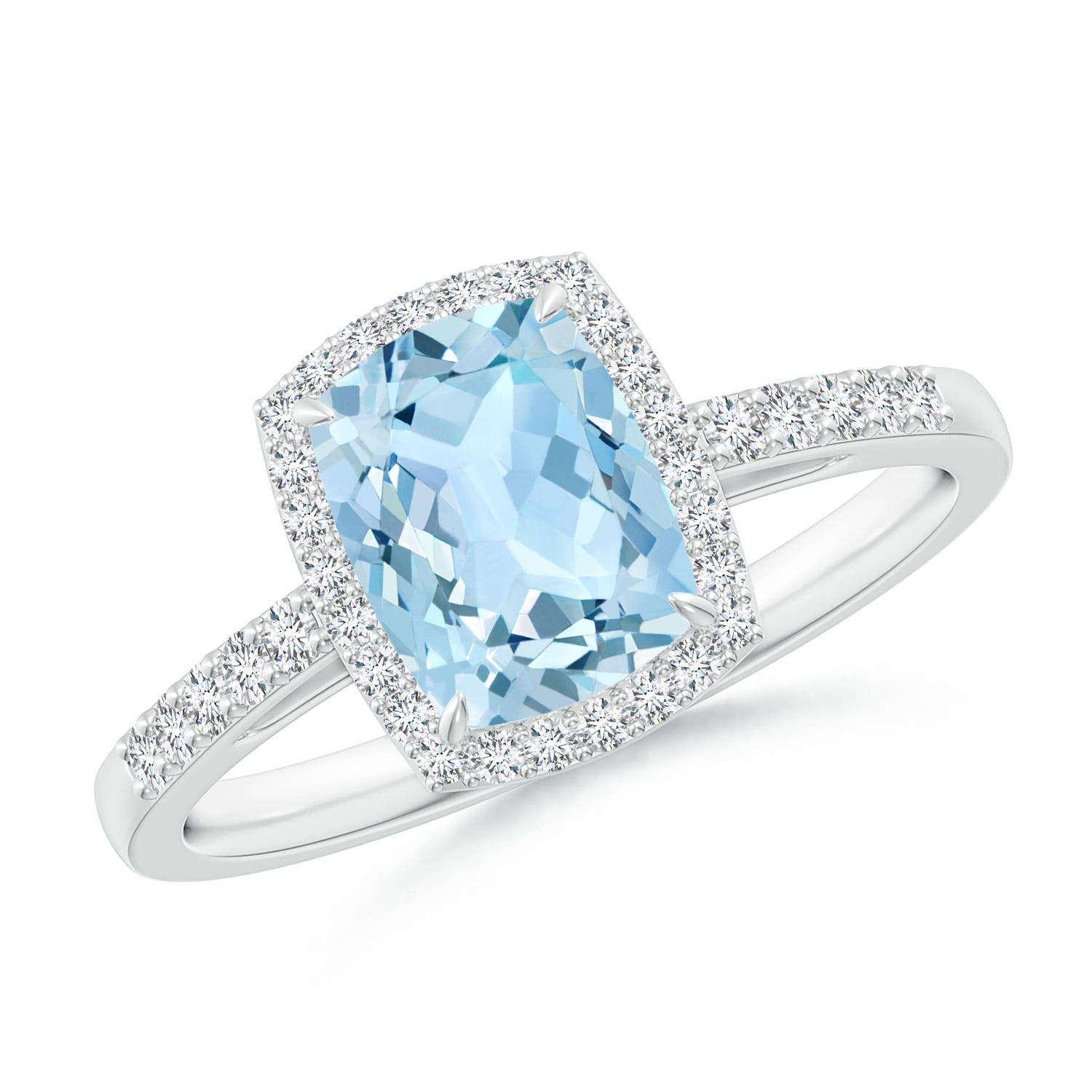 AAA - Aquamarine / 1.43 CT / 14 KT White Gold