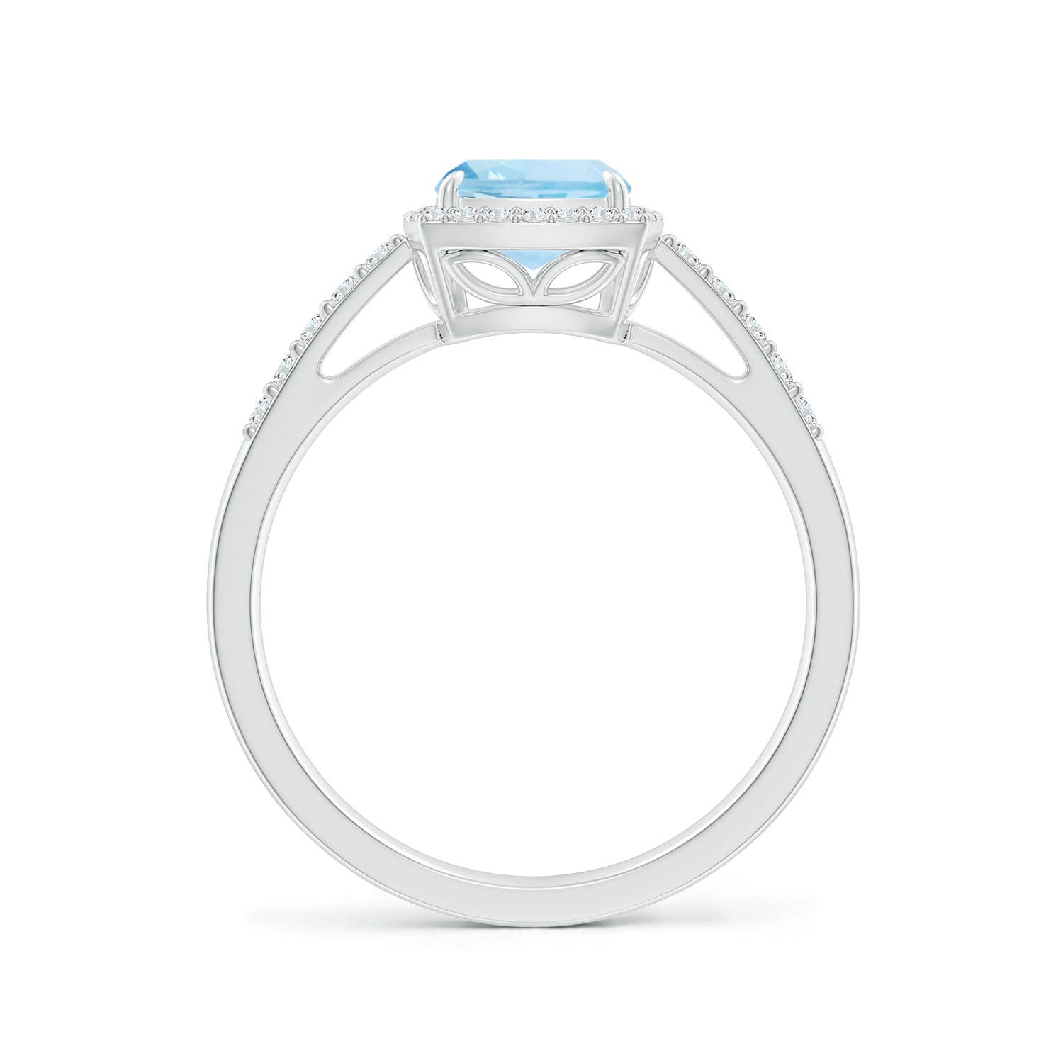 AAA - Aquamarine / 1.43 CT / 14 KT White Gold