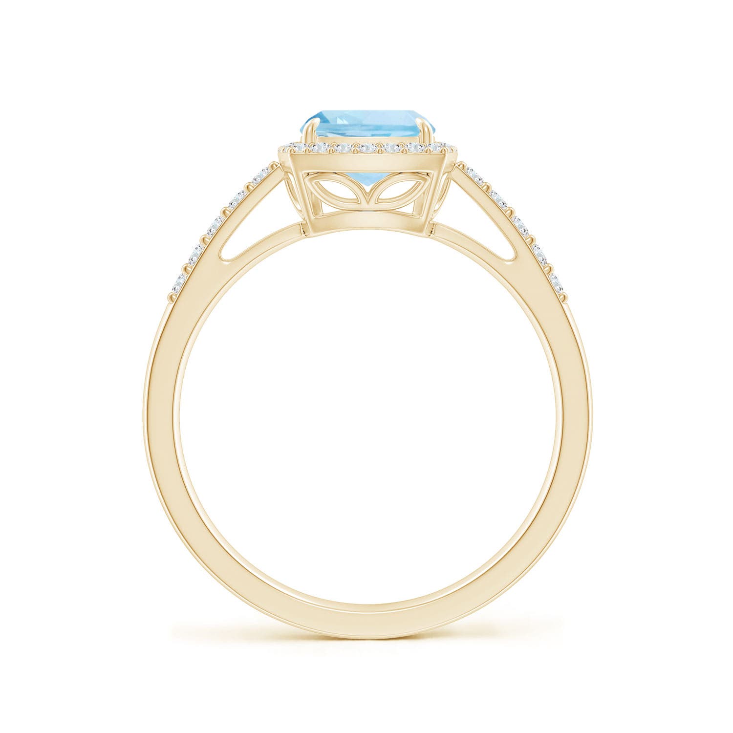 AAA - Aquamarine / 1.43 CT / 14 KT Yellow Gold