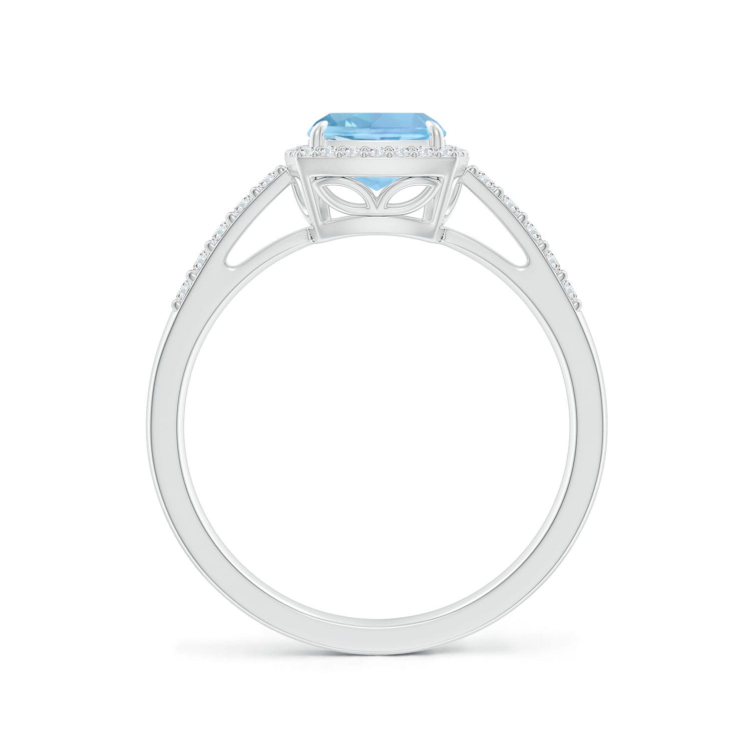 AAAA - Aquamarine / 1.43 CT / 14 KT White Gold