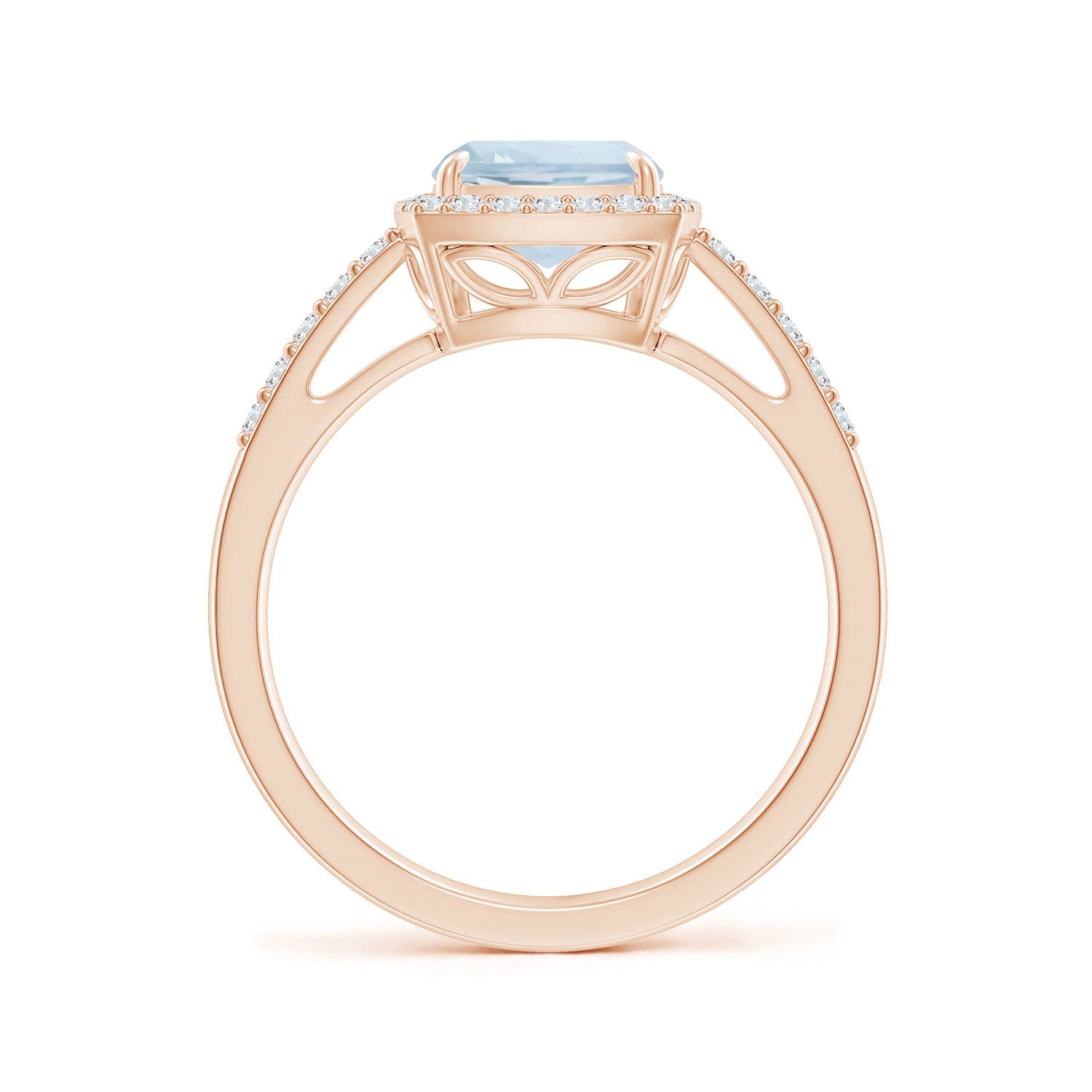 A - Aquamarine / 2.18 CT / 14 KT Rose Gold