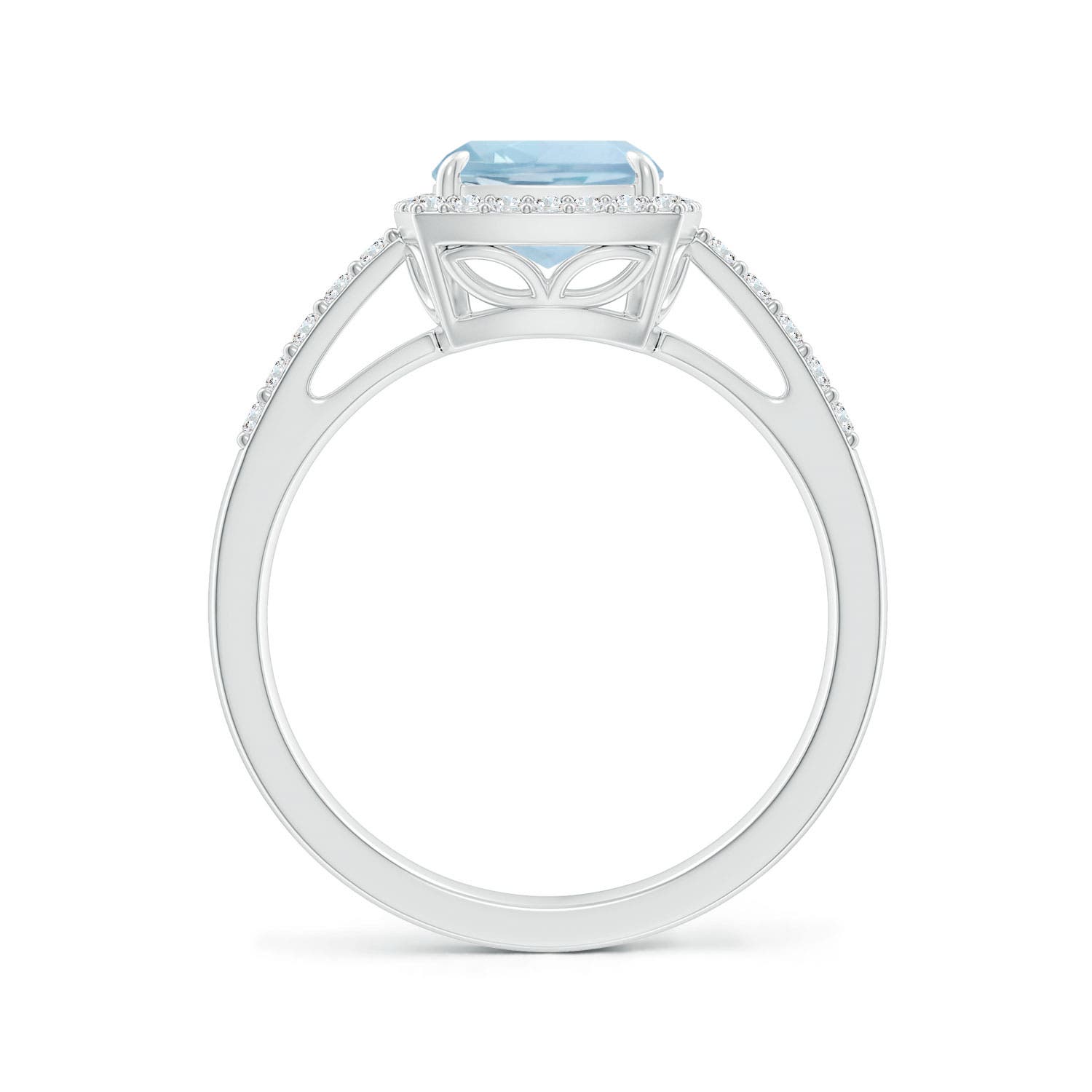 AA - Aquamarine / 2.18 CT / 14 KT White Gold