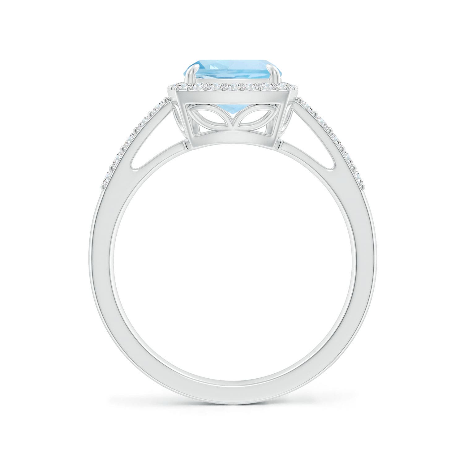 AAA - Aquamarine / 2.18 CT / 14 KT White Gold