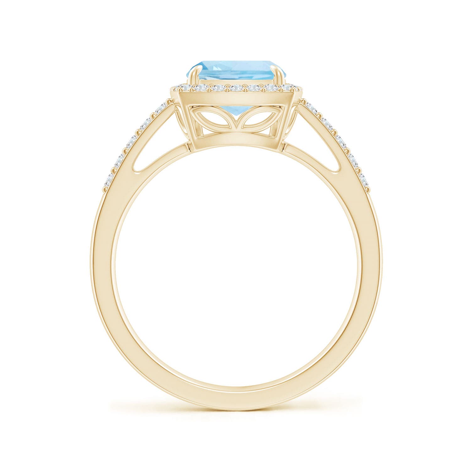 AAA - Aquamarine / 2.18 CT / 14 KT Yellow Gold