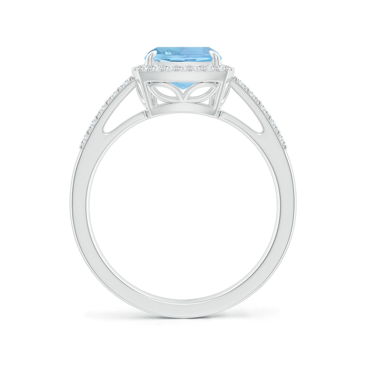 AAAA - Aquamarine / 2.18 CT / 14 KT White Gold