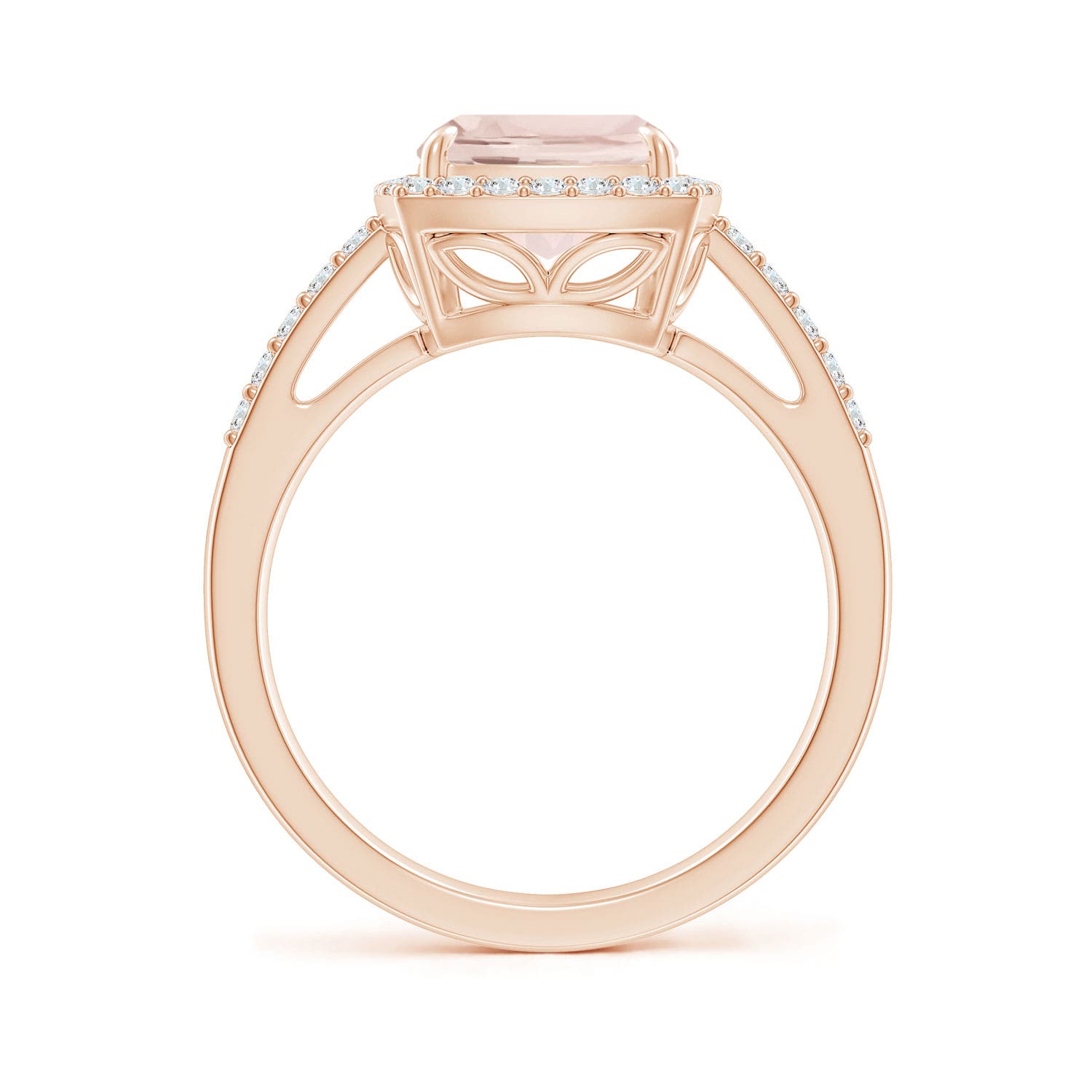 A - Morganite / 3.1 CT / 14 KT Rose Gold