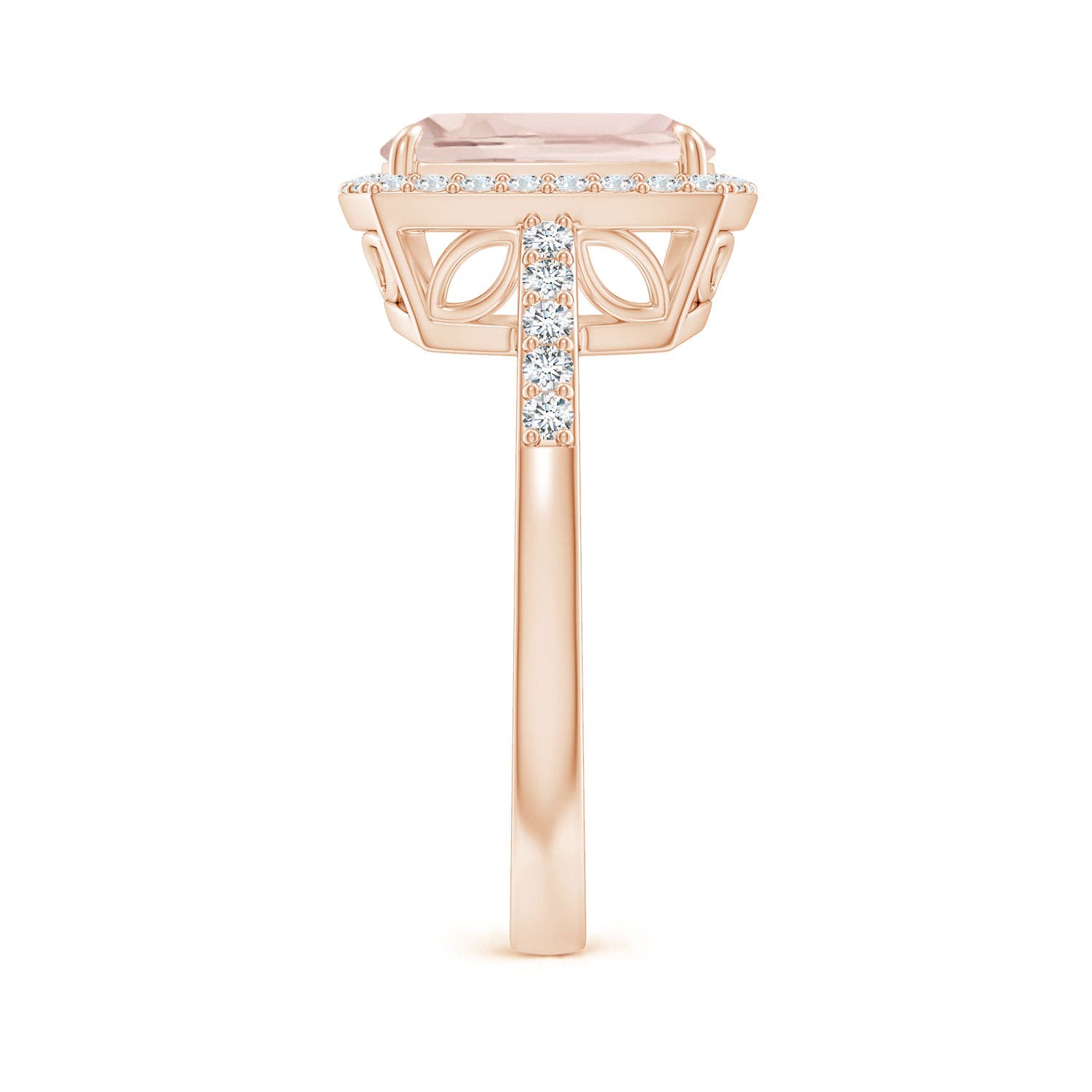 A - Morganite / 3.1 CT / 14 KT Rose Gold