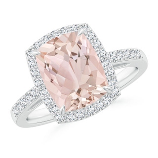 Cushion Rectangular A Morganite