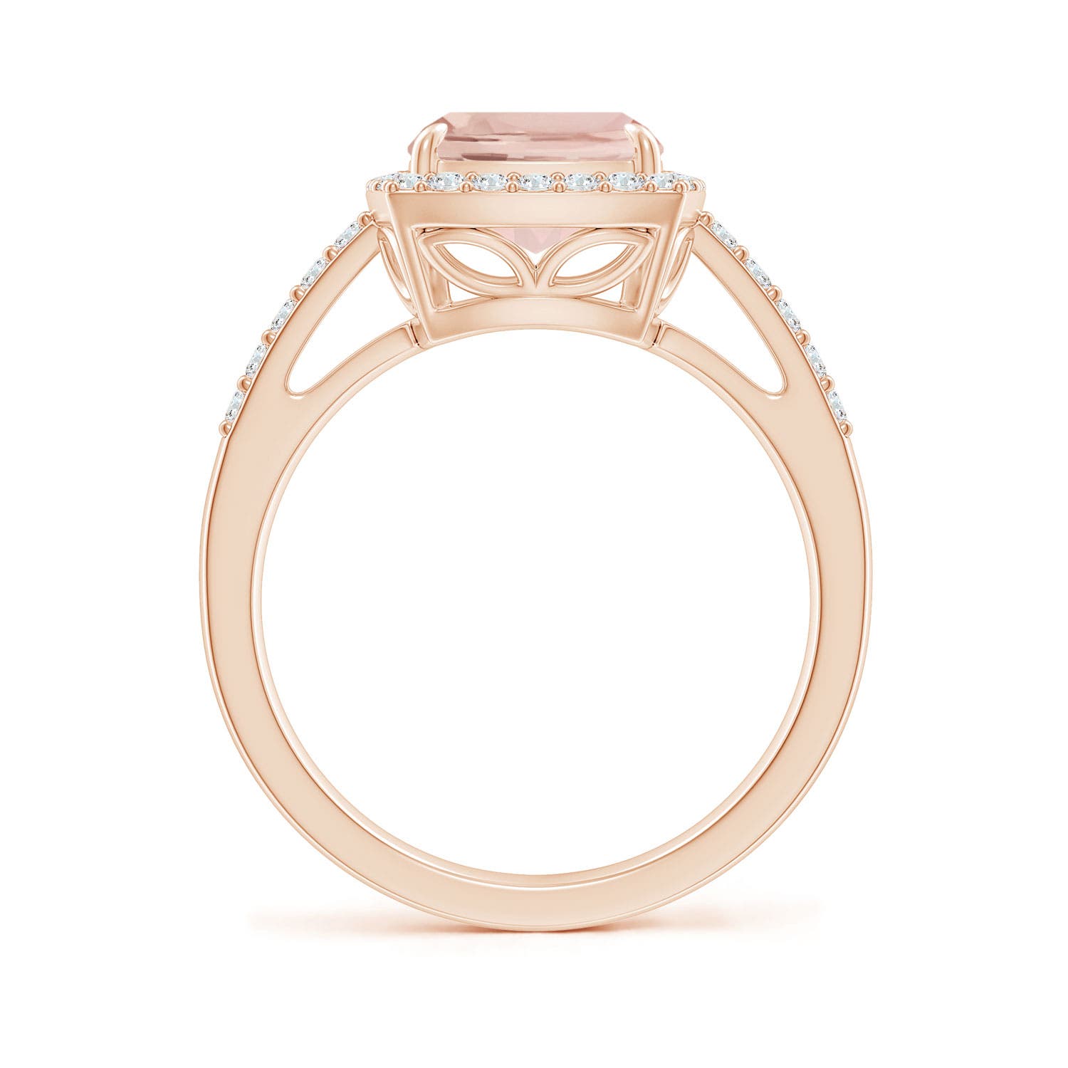 AA - Morganite / 3.1 CT / 14 KT Rose Gold