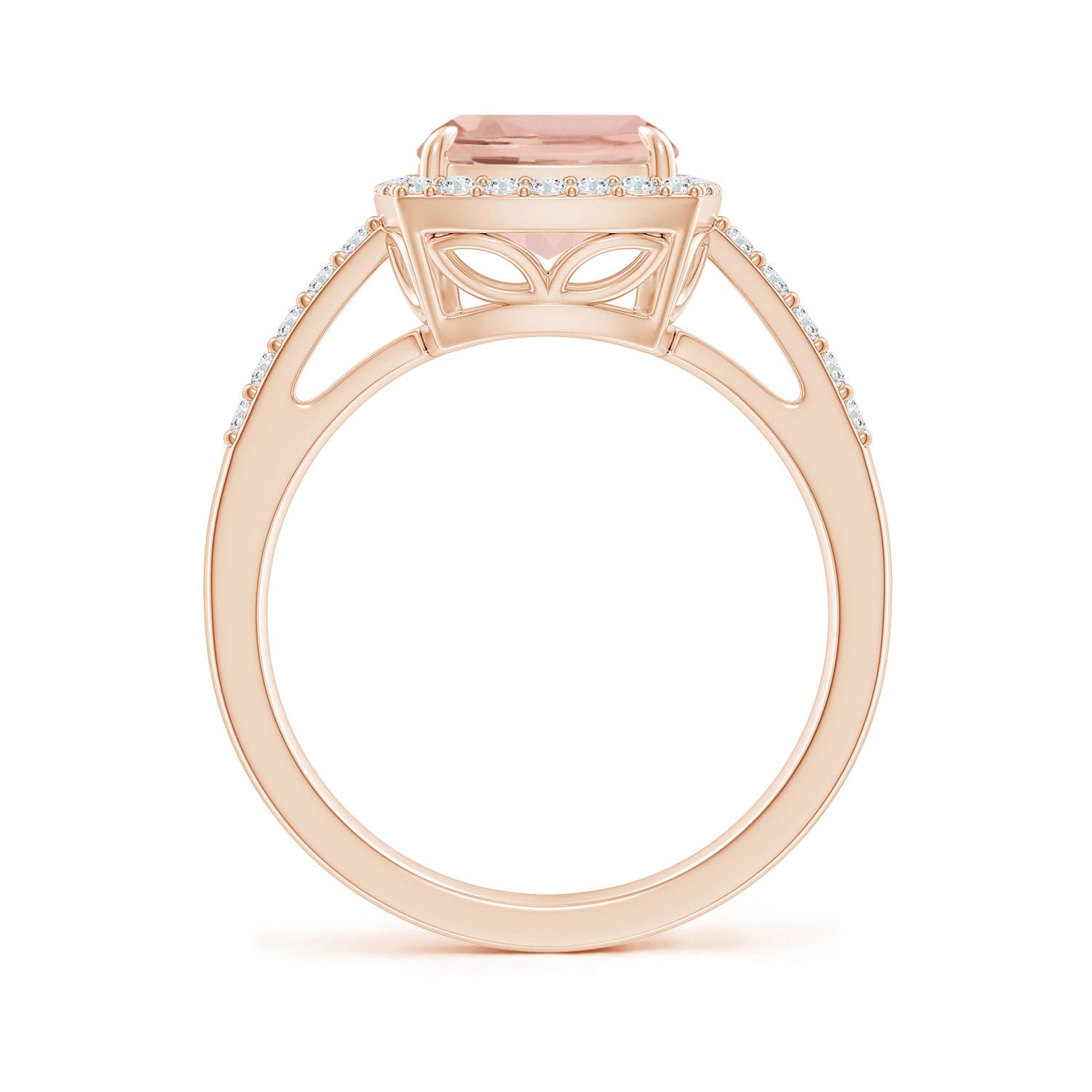 AAA - Morganite / 3.1 CT / 14 KT Rose Gold