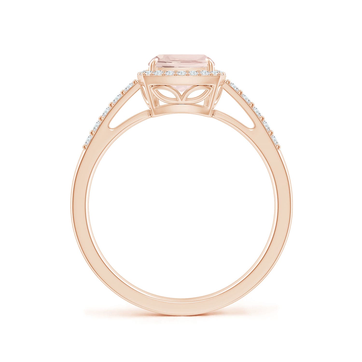 A - Morganite / 1.43 CT / 14 KT Rose Gold