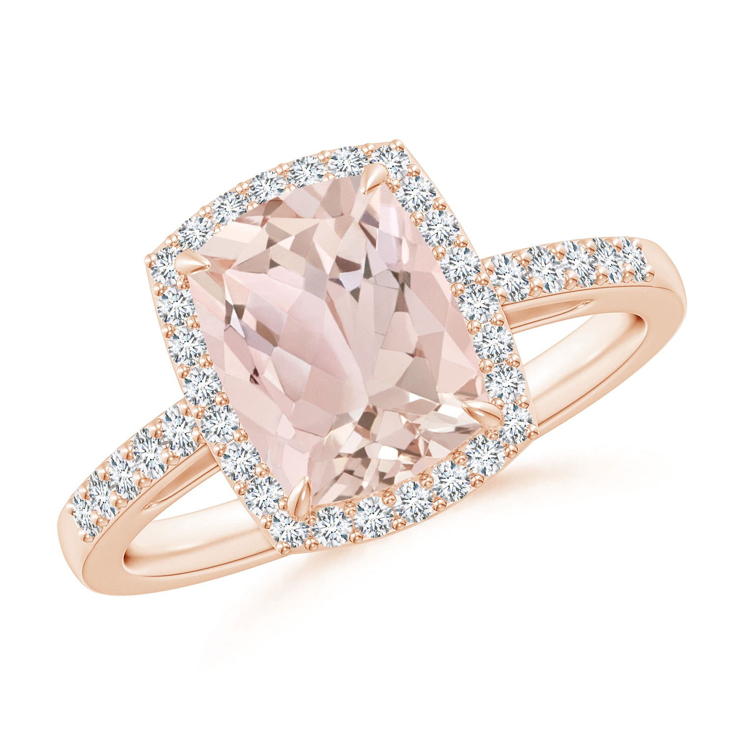 A - Morganite / 2.13 CT / 14 KT Rose Gold