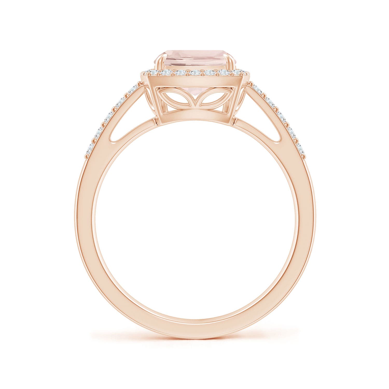 A - Morganite / 2.13 CT / 14 KT Rose Gold