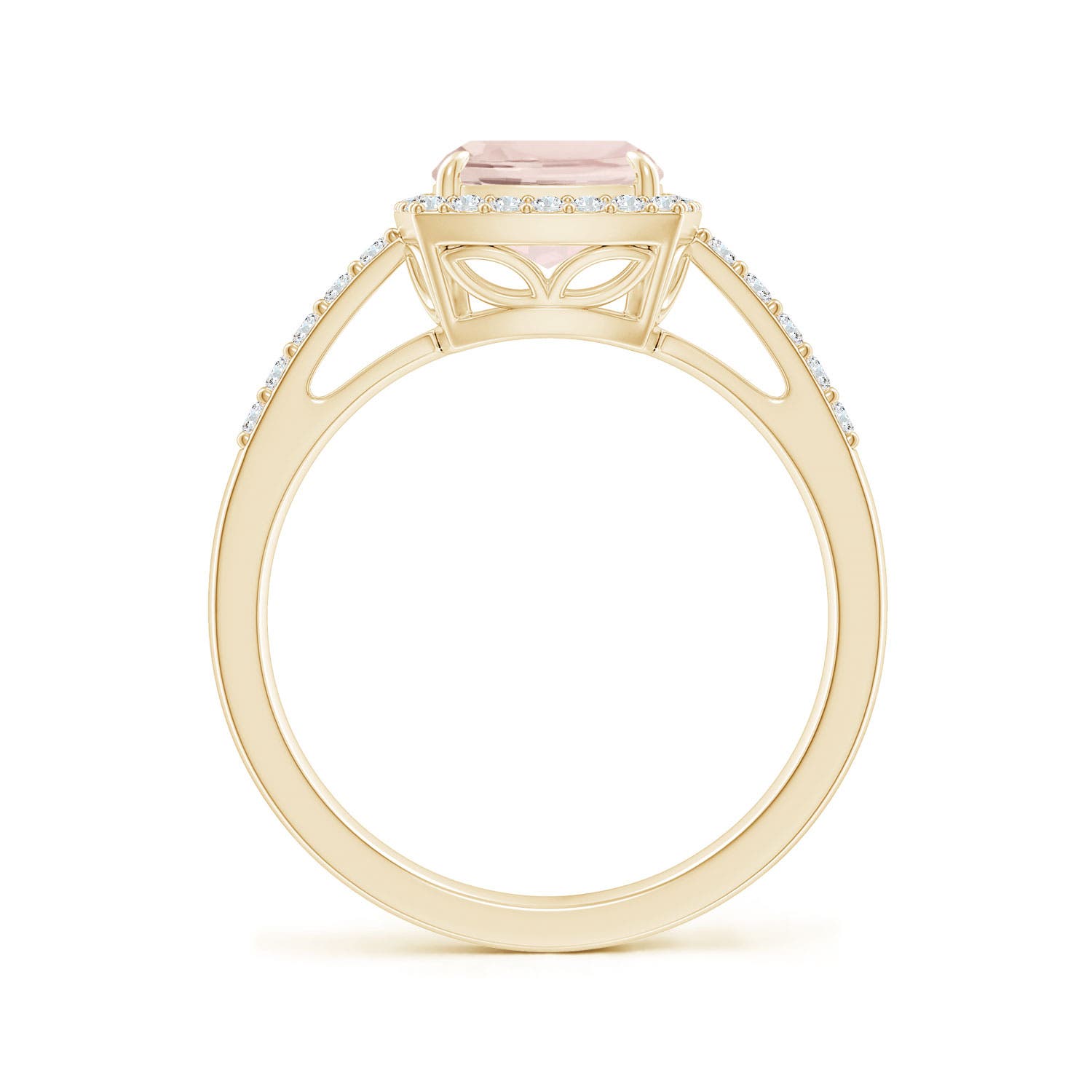 A - Morganite / 2.13 CT / 14 KT Yellow Gold