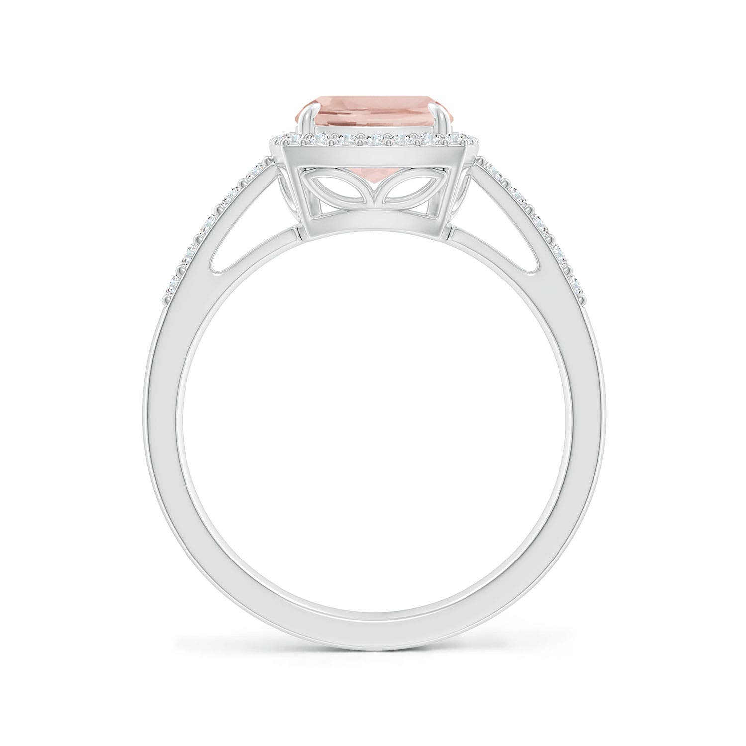 AA - Morganite / 2.13 CT / 14 KT White Gold