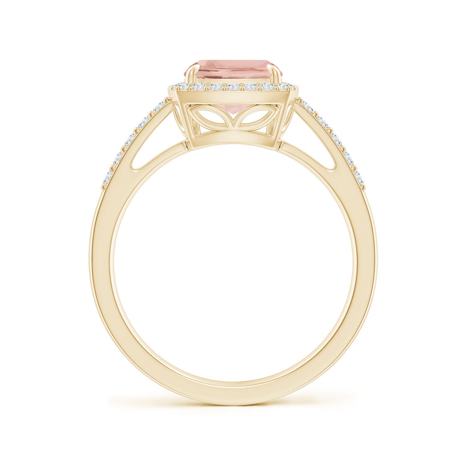 AAA - Morganite / 2.13 CT / 14 KT Yellow Gold