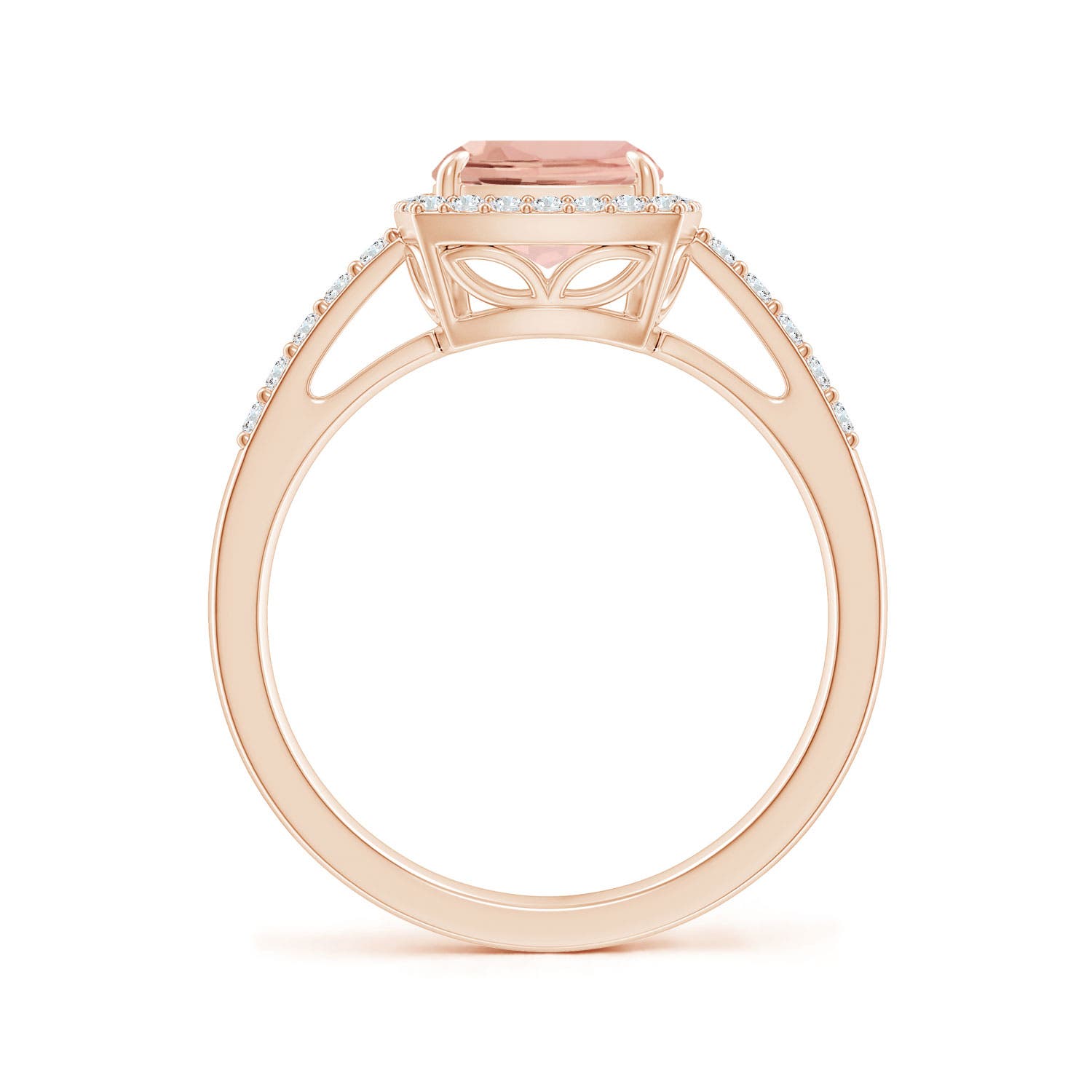 AAAA - Morganite / 2.13 CT / 14 KT Rose Gold