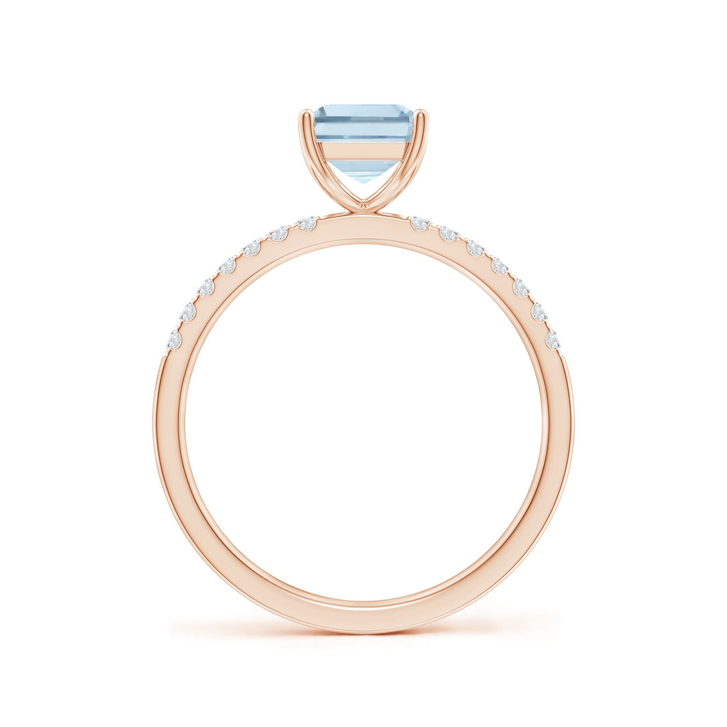 A - Aquamarine / 1.52 CT / 14 KT Rose Gold