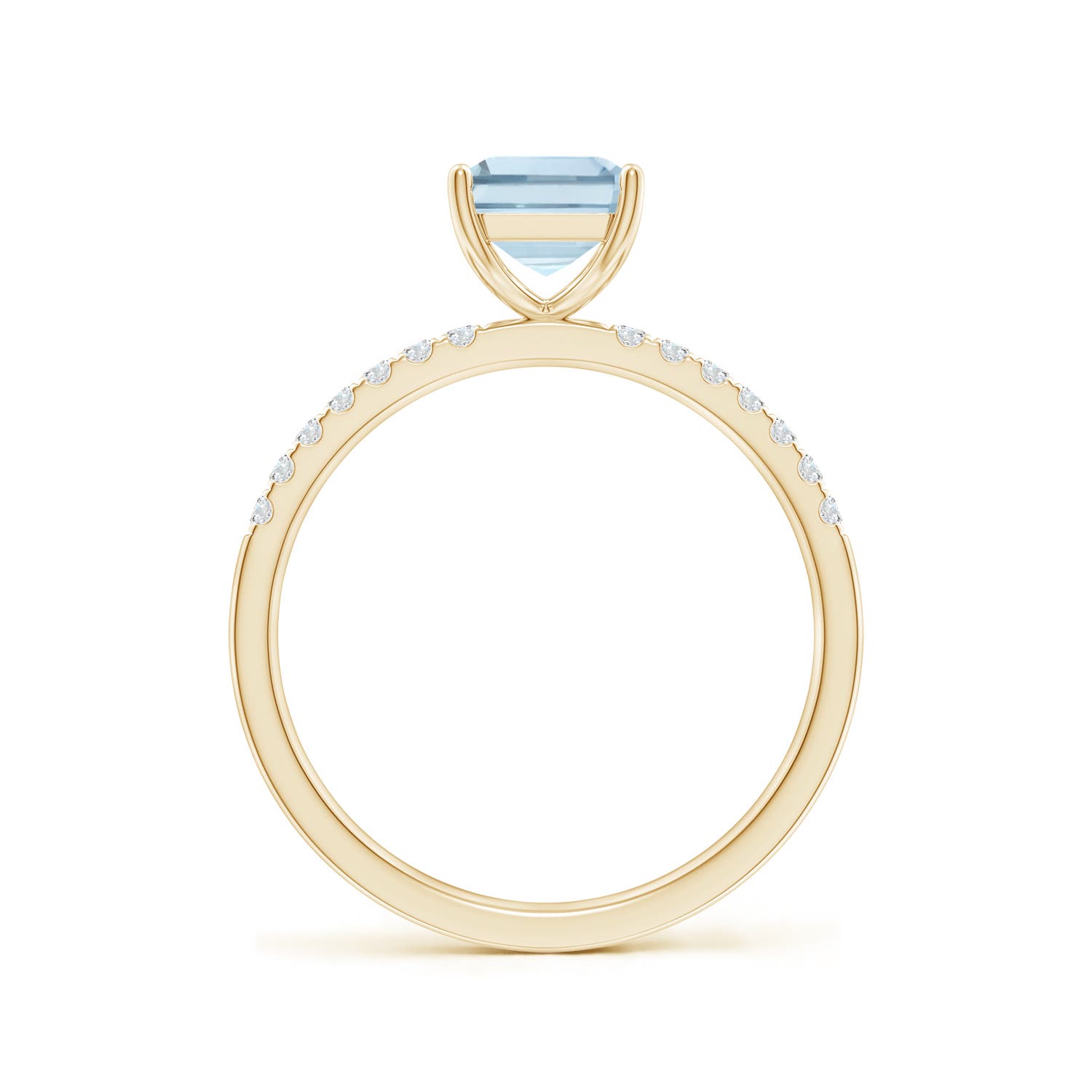 A - Aquamarine / 1.52 CT / 14 KT Yellow Gold