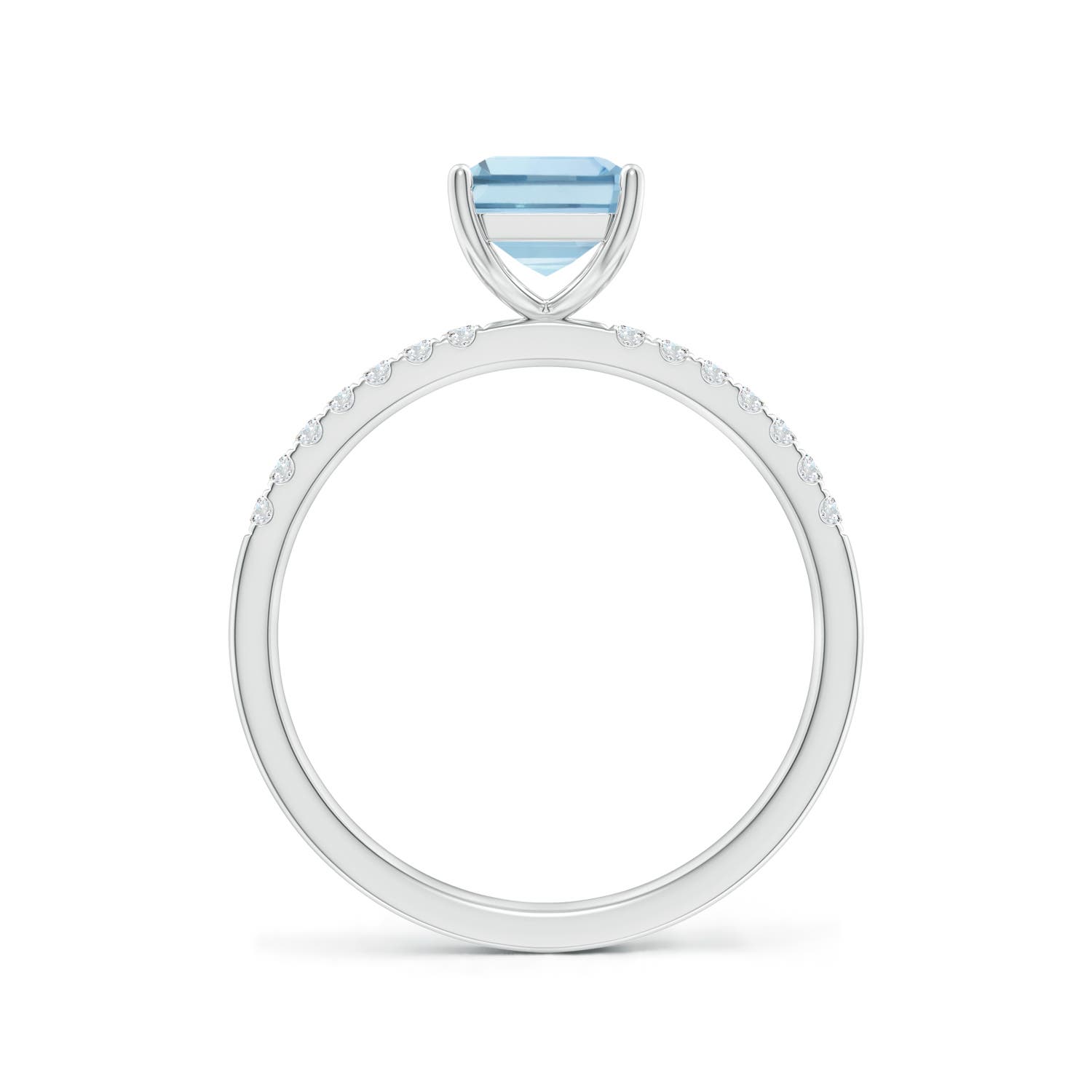 AA - Aquamarine / 1.52 CT / 14 KT White Gold