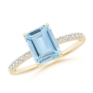 Emerald Cut AA Aquamarine