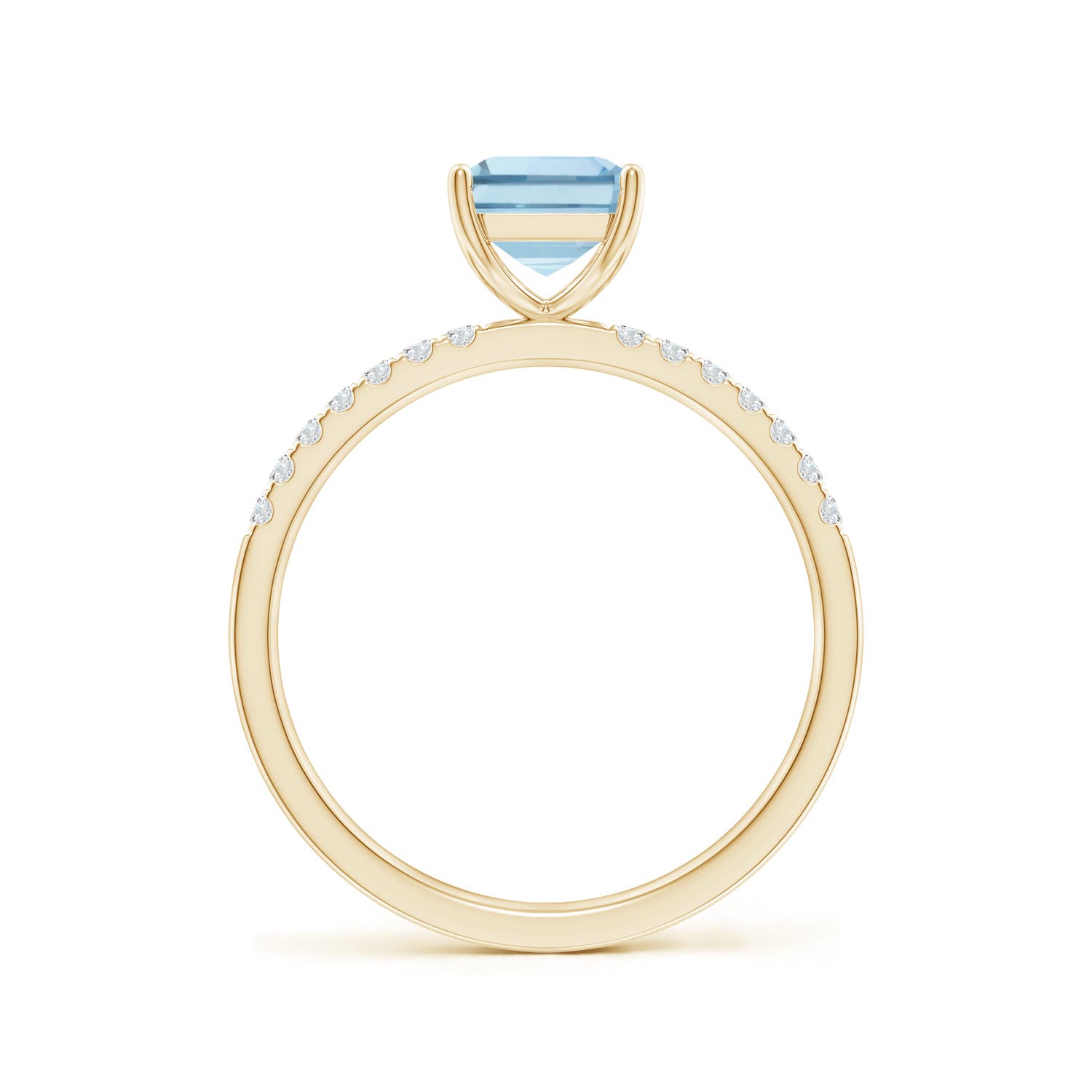 AA - Aquamarine / 1.52 CT / 14 KT Yellow Gold