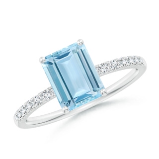 Emerald Cut AAA Aquamarine