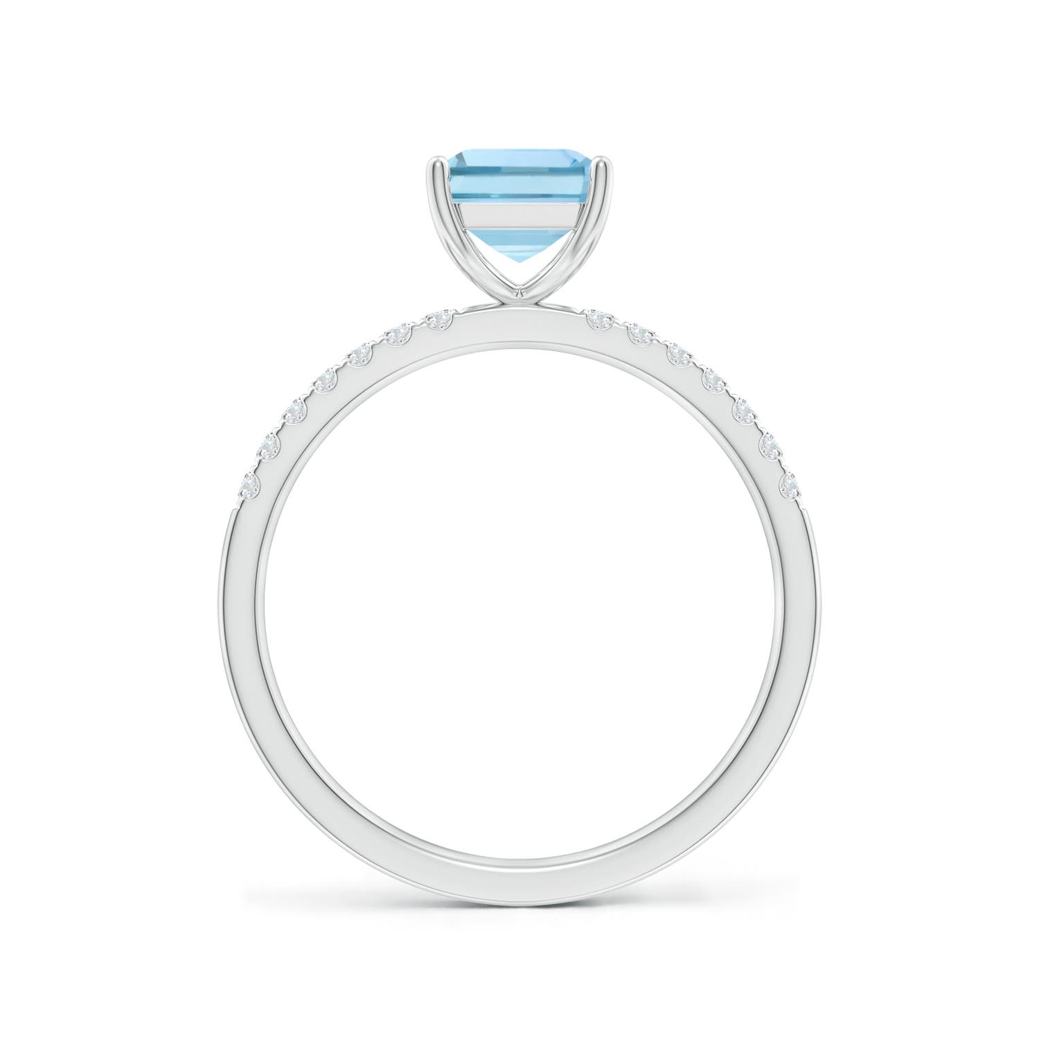 AAA - Aquamarine / 1.52 CT / 14 KT White Gold