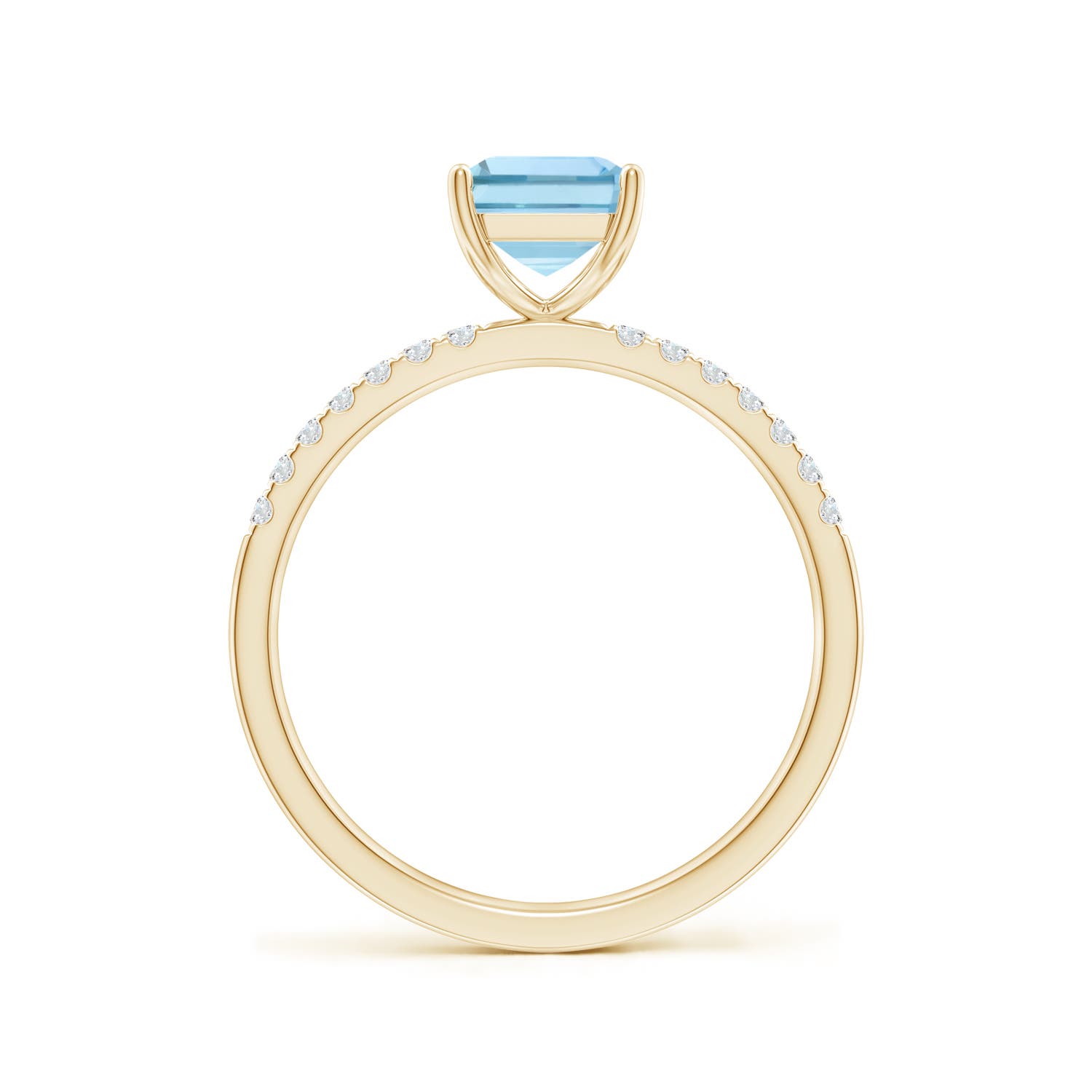 AAA - Aquamarine / 1.52 CT / 14 KT Yellow Gold