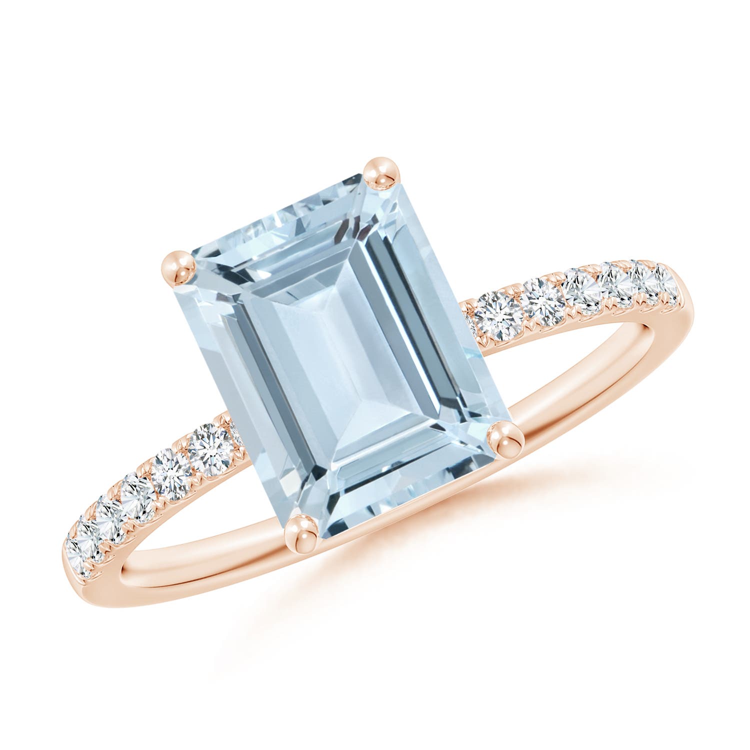 A - Aquamarine / 2.2 CT / 14 KT Rose Gold