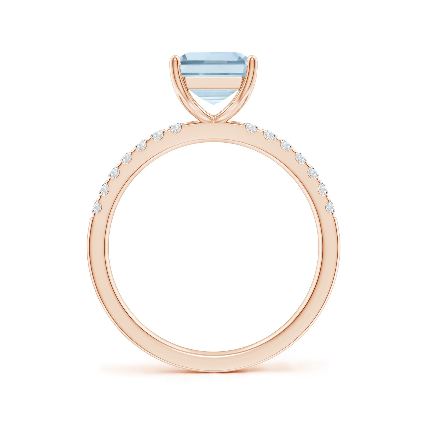 A - Aquamarine / 2.2 CT / 14 KT Rose Gold