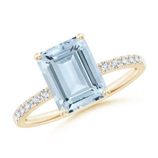 Emerald Cut A Aquamarine