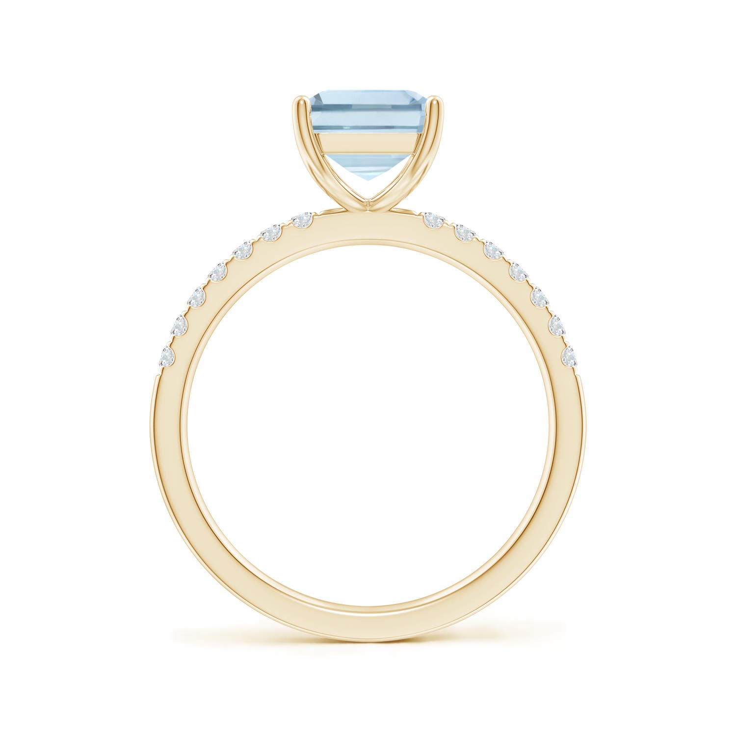 A - Aquamarine / 2.2 CT / 14 KT Yellow Gold