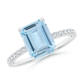 Emerald Cut AA Aquamarine