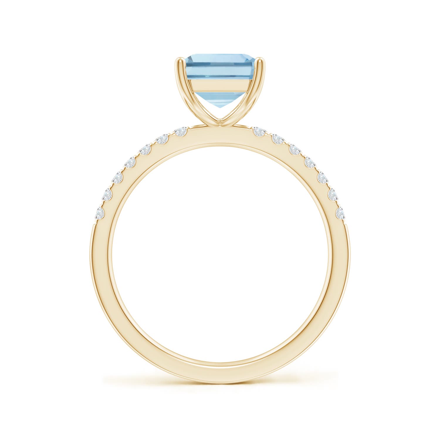 AA - Aquamarine / 2.2 CT / 14 KT Yellow Gold