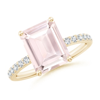 Emerald Cut A Morganite