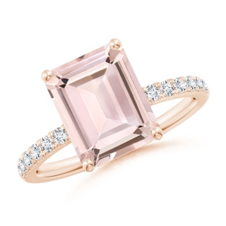 Emerald Cut AA Morganite