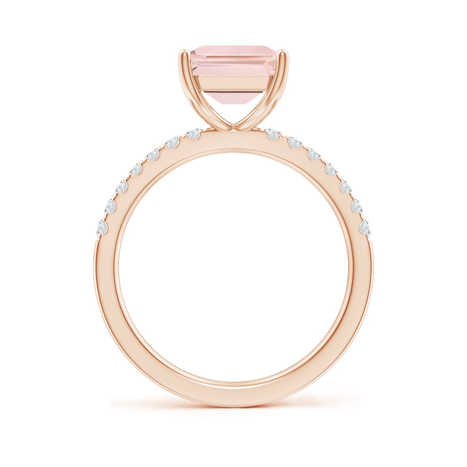 AA - Morganite / 3.35 CT / 14 KT Rose Gold