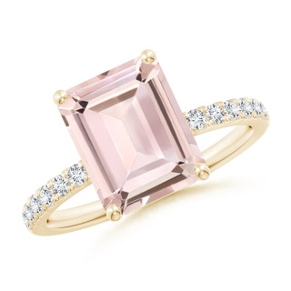 Emerald Cut AA Morganite
