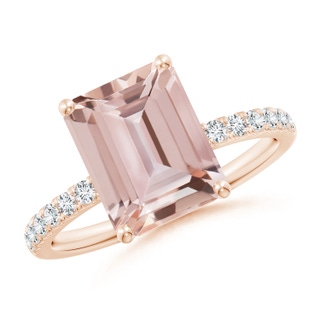 Emerald Cut AAA Morganite