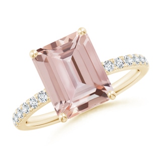 Emerald Cut AAA Morganite