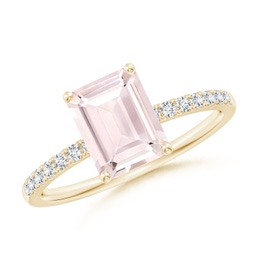 Rings Yellow Gold Morganite Rings