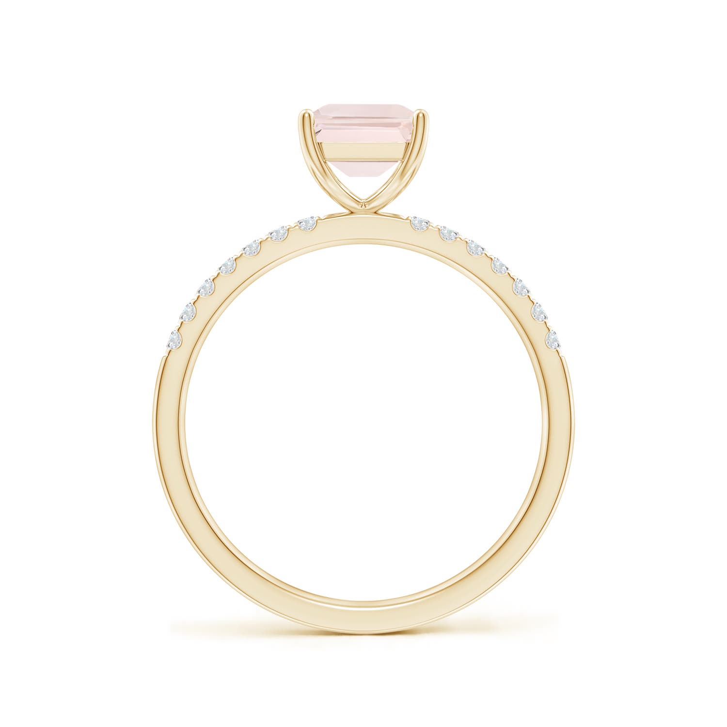 A - Morganite / 1.57 CT / 14 KT Yellow Gold