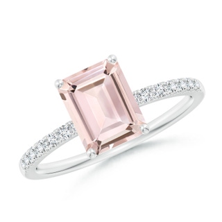 Emerald Cut AA Morganite