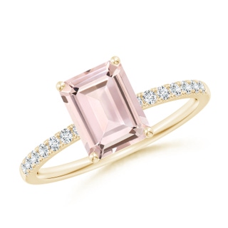 Emerald Cut AA Morganite