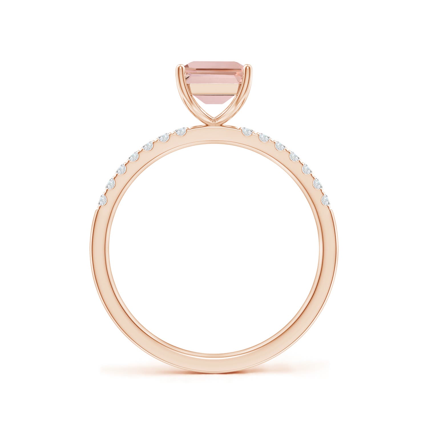 AAAA - Morganite / 1.57 CT / 14 KT Rose Gold