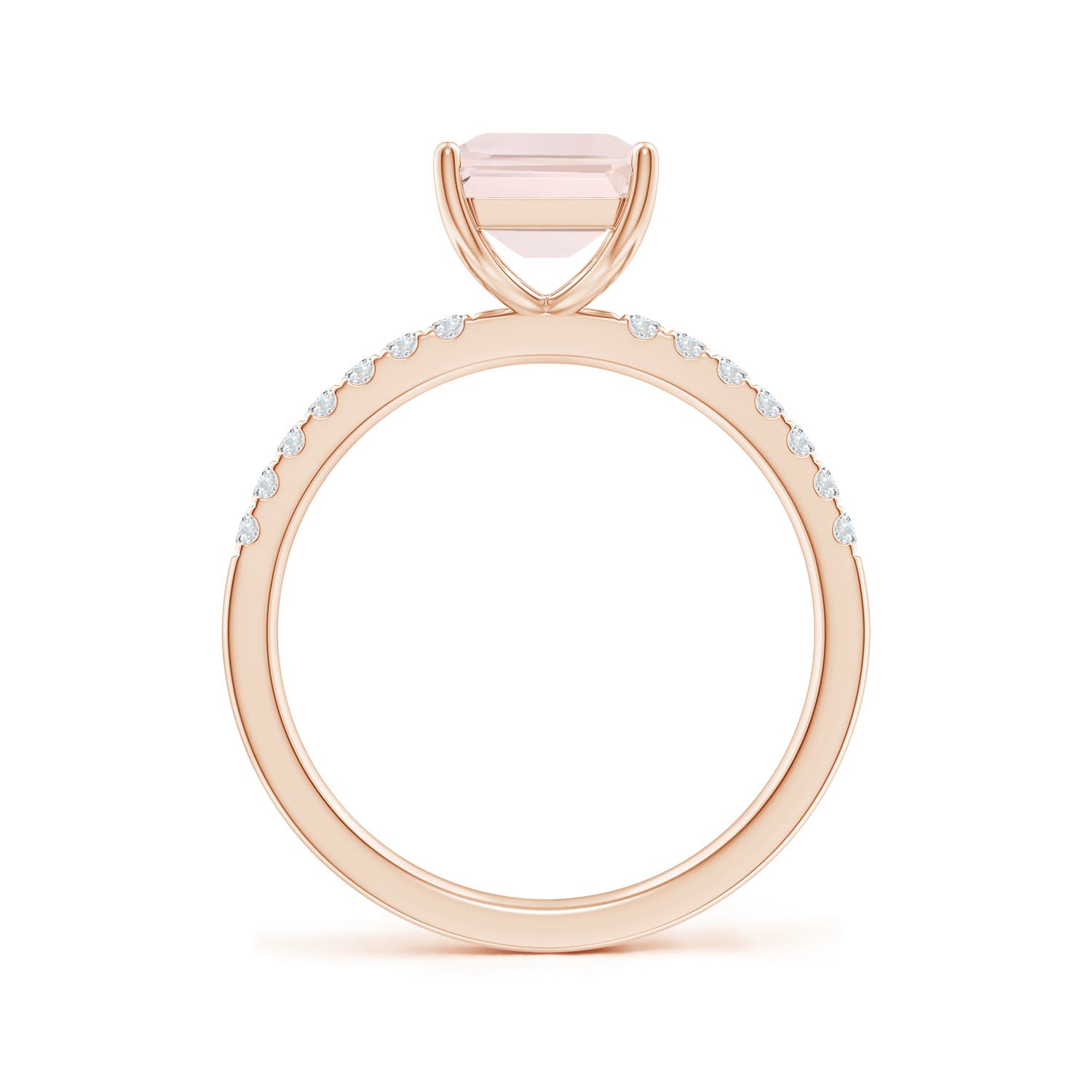 A - Morganite / 2.25 CT / 14 KT Rose Gold