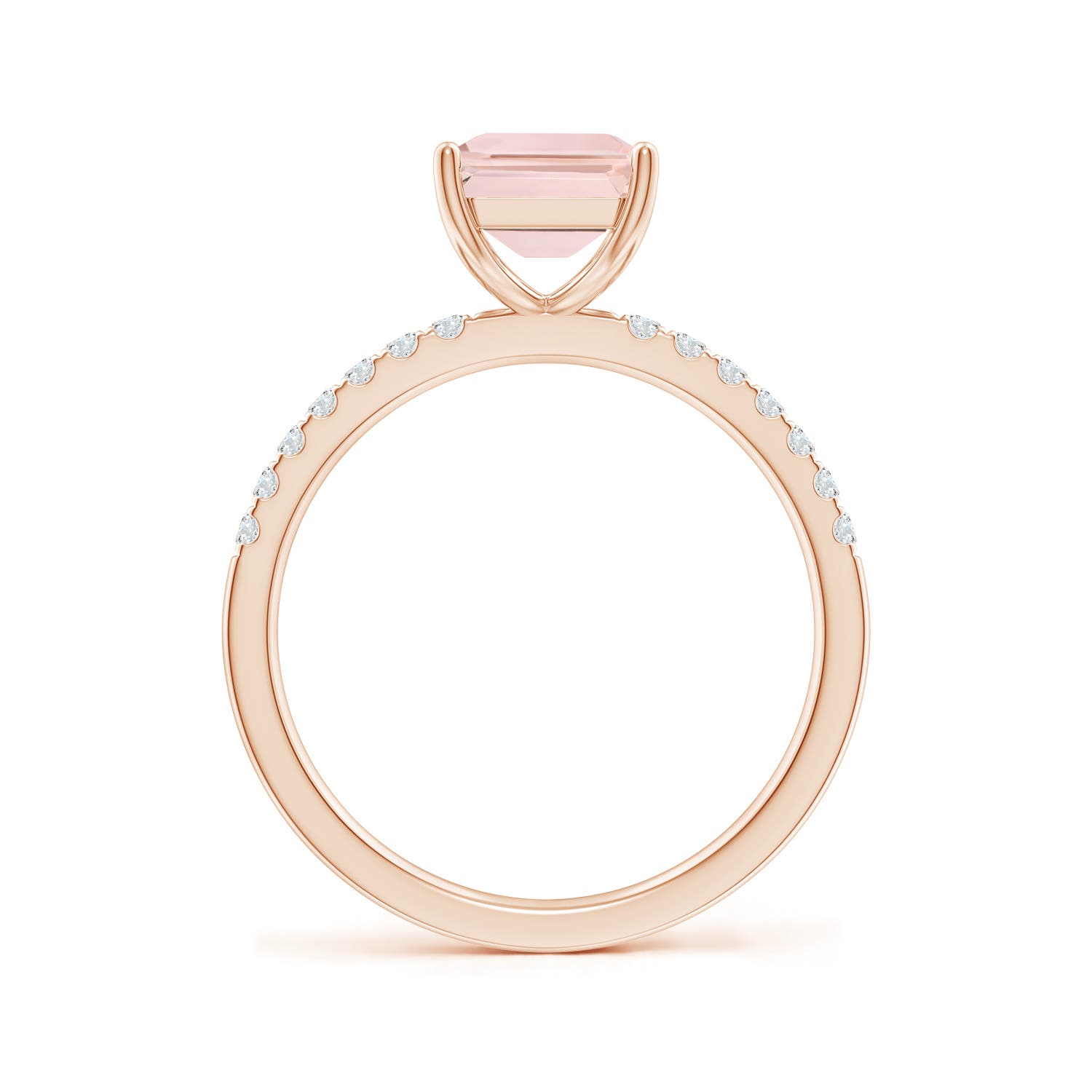 AA - Morganite / 2.25 CT / 14 KT Rose Gold