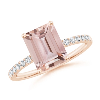 Emerald Cut AAA Morganite