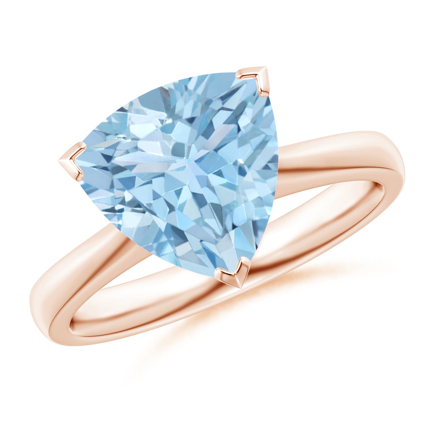 AAA - Aquamarine / 2.6 CT / 14 KT Rose Gold